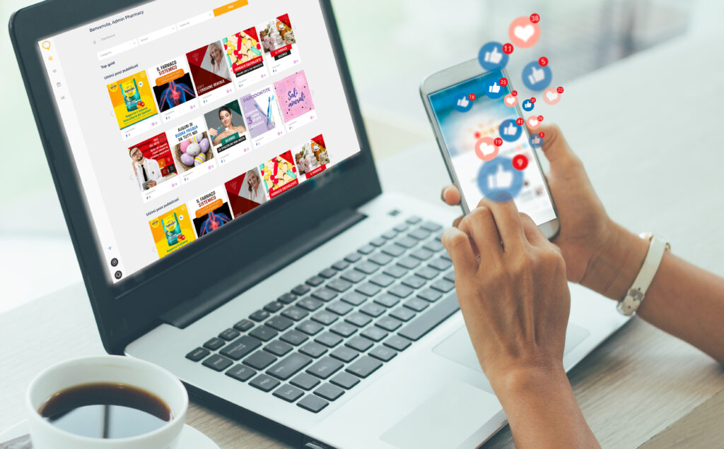 Young,Businesswoman,Using,Smart,Phone,,social,,Media,,Marketing,Concept